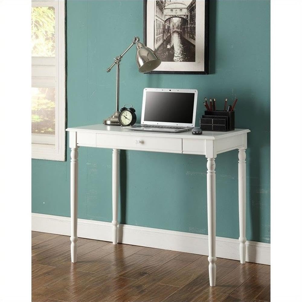 French Country Desk, White