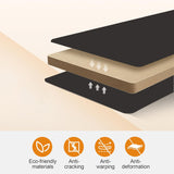 60"(Double 30") x 84" Sliding Barn Door, MDF, with Waterproof Surfac, DIY Assemble, Pre-drilled Barn