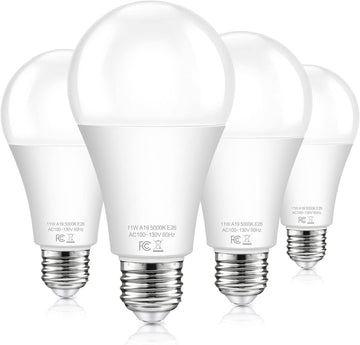 Dusk to Dawn Light Bulbs Outdoor, 11W Automatic On/Off Sensor Light Bulbs