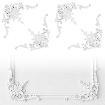 Corner Wall Molding, 7.08" French Style Decorative Trim