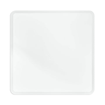 30" x 30" Frameless Rounded Corner Square Mirror | 1" Beveled Edge | Bathroom Wall Mirror