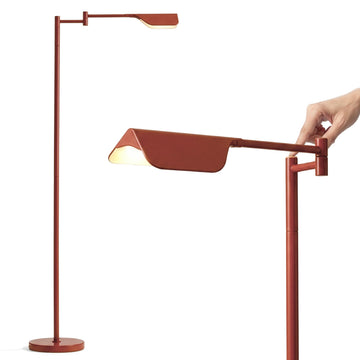 Leaf Pharmacy LED Reading Lamp, Dimmable Floor Lamp with Easy Rotation Over Chair or Desk s & Offices, Adjustable