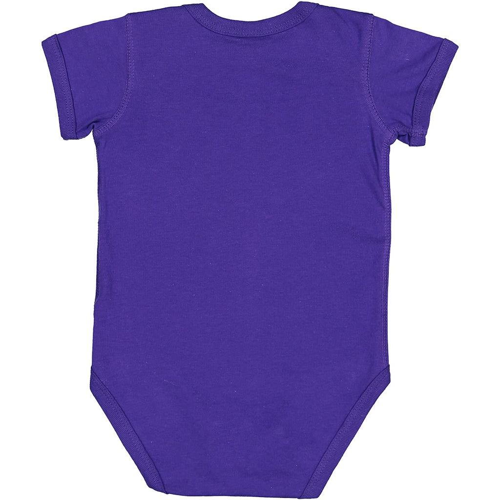 Dinosaur Little Brother Green Baby Bodysuit Purple 21f39