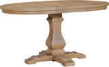 Tokin Extendable Dining Room Table for 6, Wooden Round Expandable Kitchen Table, Vintage Oval Dining Table for Dining