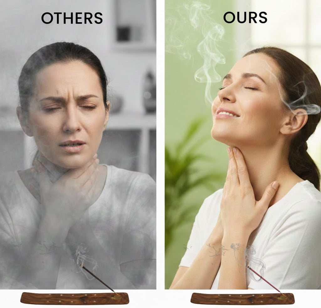 Premium Incense Sticks - 4-in-1 Gift Pack (120 Sticks, 30 per Box, with Holder), Natural Home Fragrance Agarbatti - Set of 120