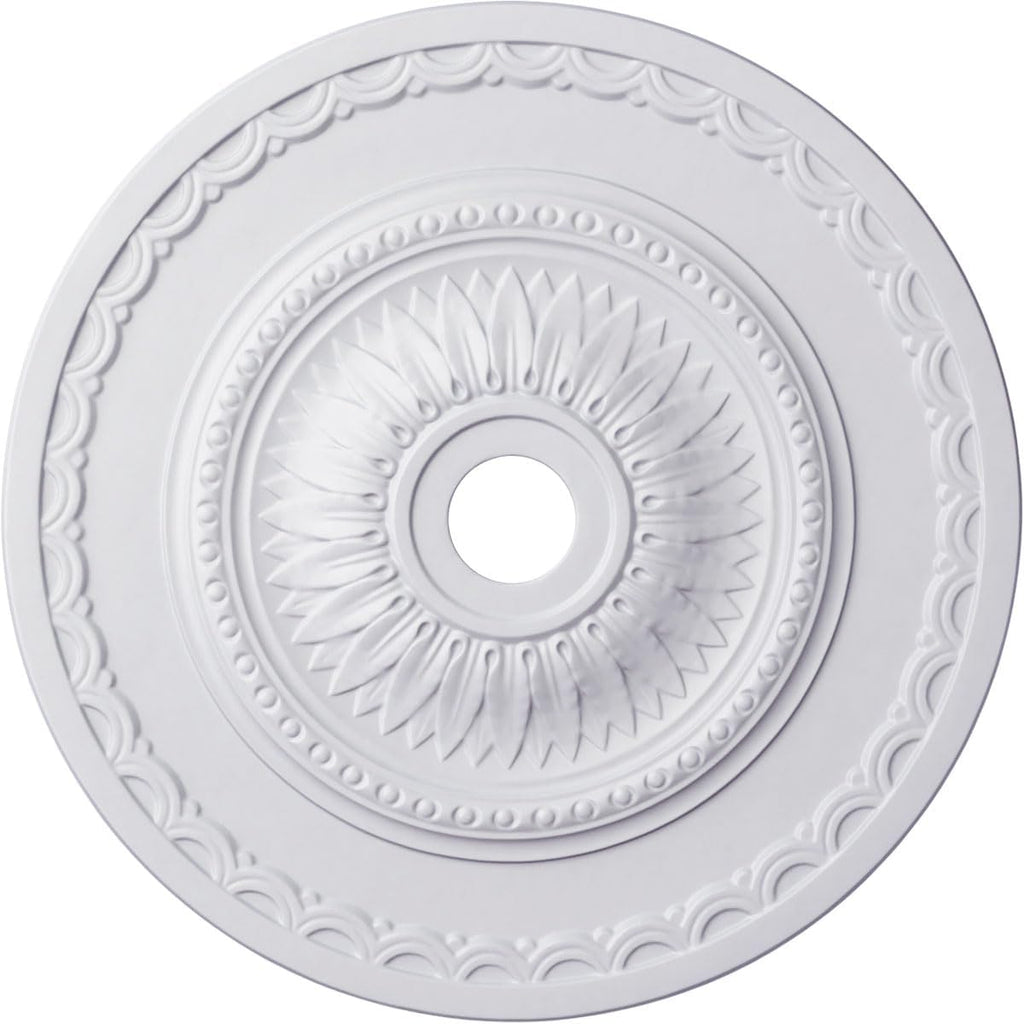 29 1/2"OD x 3 5/8"ID x 1 5/8"P Sunflower Ceiling Medallion (Fits Canopies up to 5 5/8")