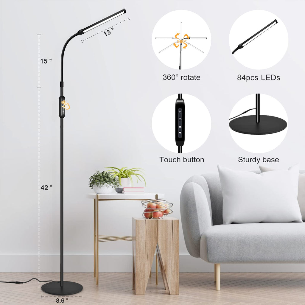 Led Floor Lamp for Eyelash Extensions Standing Floor Lamps Eyelash lamp Tattoo Light Reading Lamp Makeup Lash Light