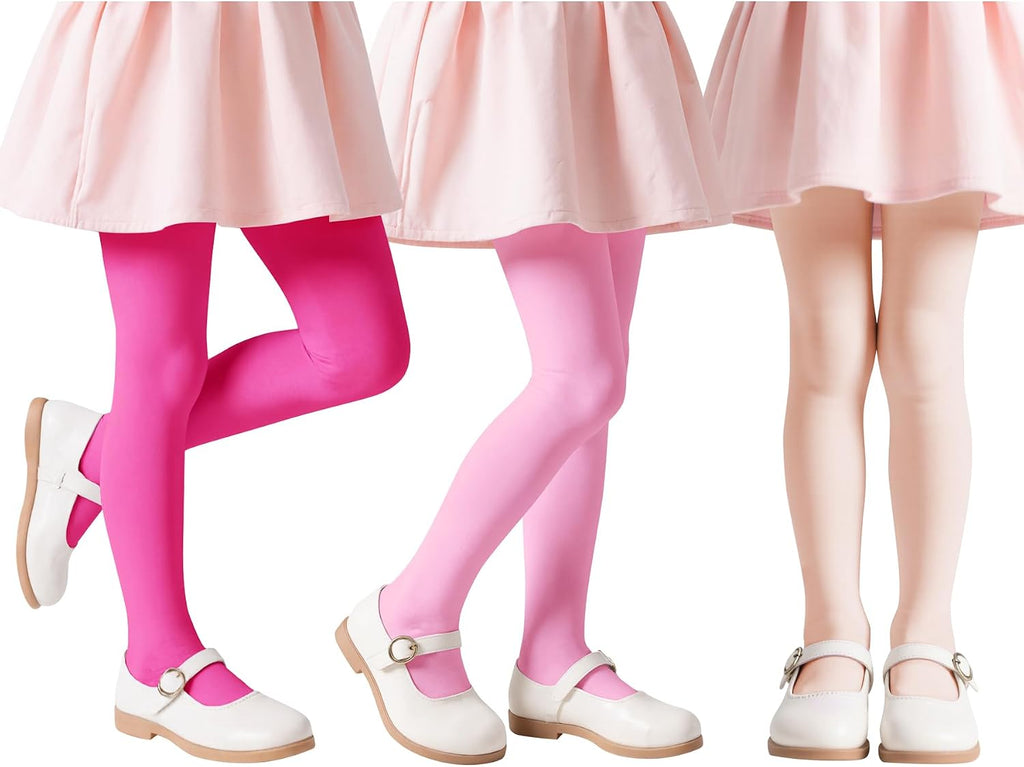 6 Pairs Toddler Ballet Tights for Girls Soft Velvet Dance Tights