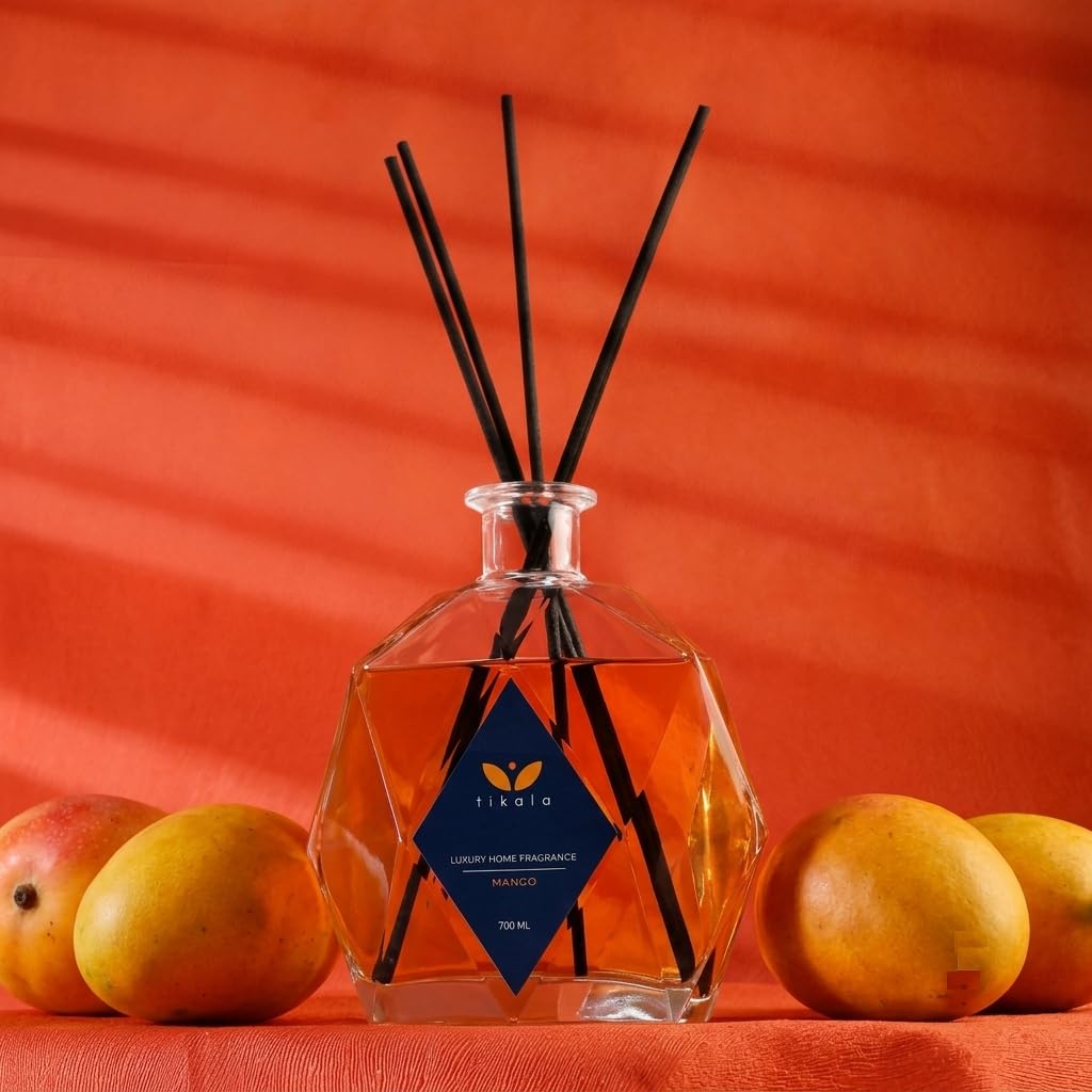 Fragrance Luxury Reed Diffuser with Mango Scent 23.67 fl oz