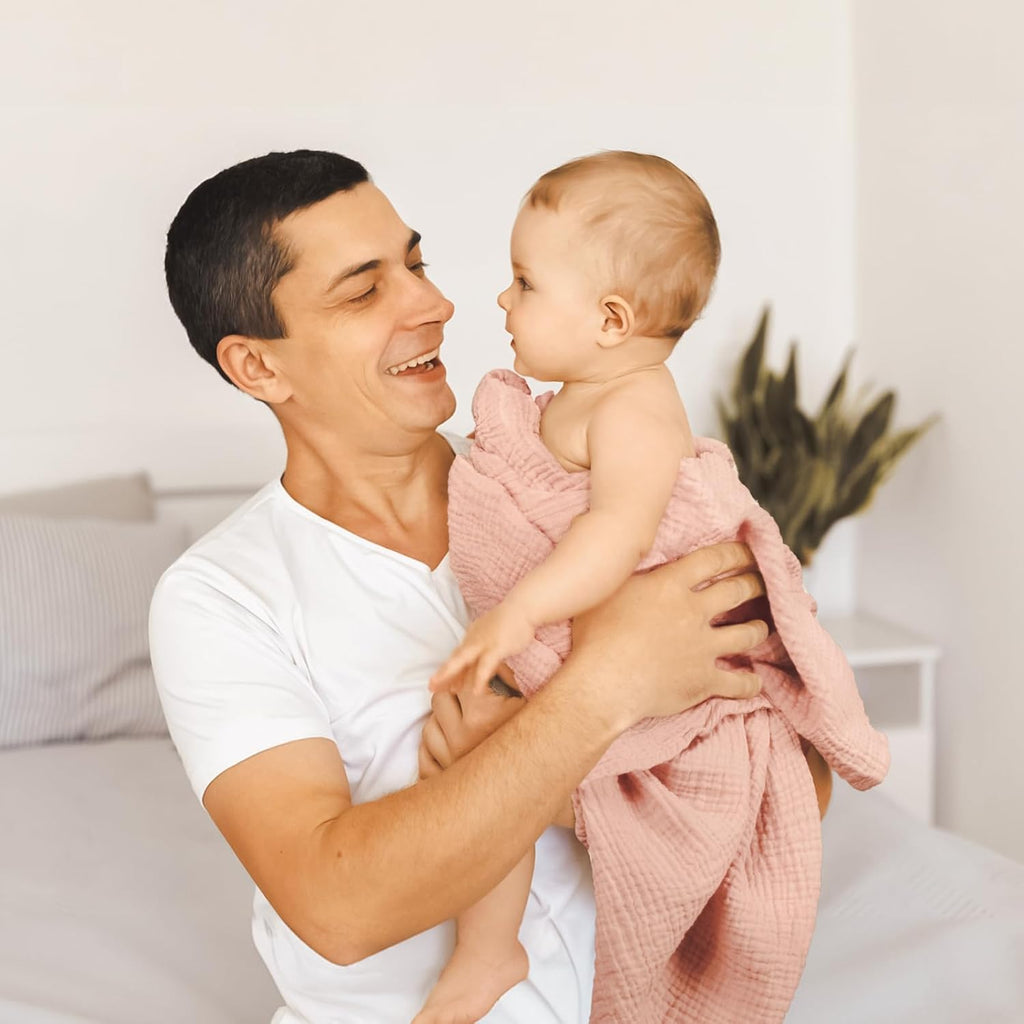 Muslin Swaddle Blankets for Baby: 100% Cotton Receiving Blankets