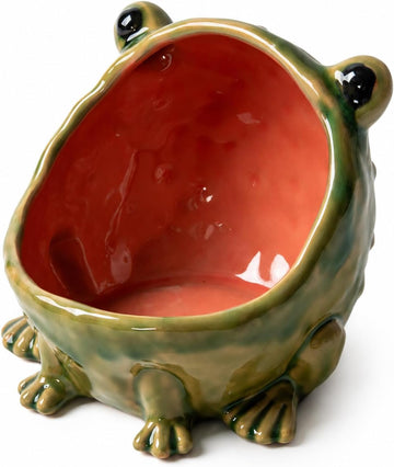 Frog Decorative Bowl, Ceramic Candy Dish Desk, Cute Key Bowl for Entryway Table, Jewelry Dish Ring Holder, Catch All