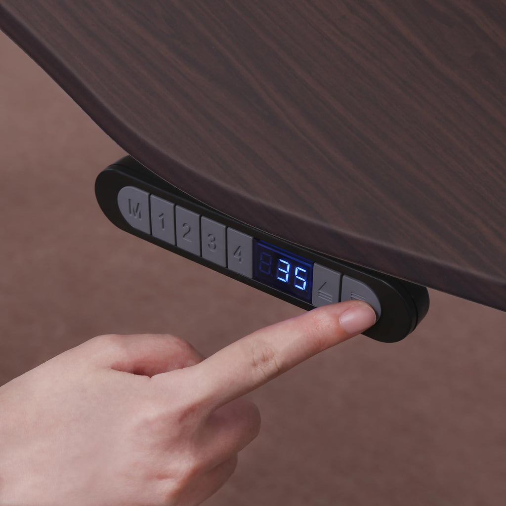 Elite Pro Series 60" x 27" Electric Height Adjustable Stand up Desk, Sit Stand Home Office Desk, Computer Desk