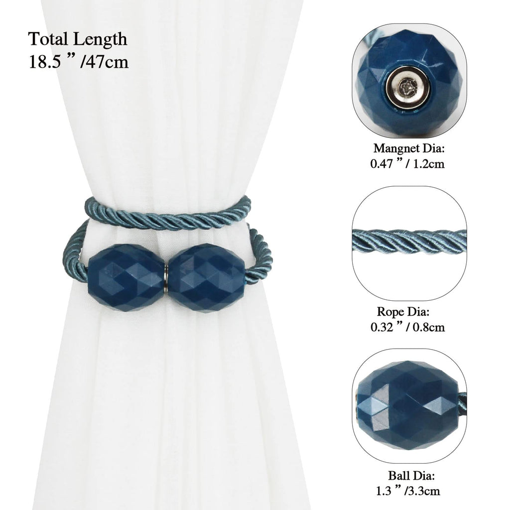 Strong Magnetic Curtain Tiebacks Decorative Rope Tie Backs Holdbacks