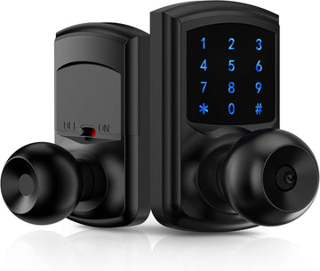 Keyless Entry Door Lock Keypad Smart Door Knob Electronic Digital Code Lock