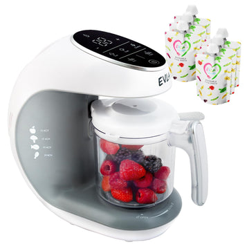 Baby Food Maker, Steamer, Blender, Baby Food Processor for Healthy Homemade Baby Food in Minutes, Touch Screen with 6