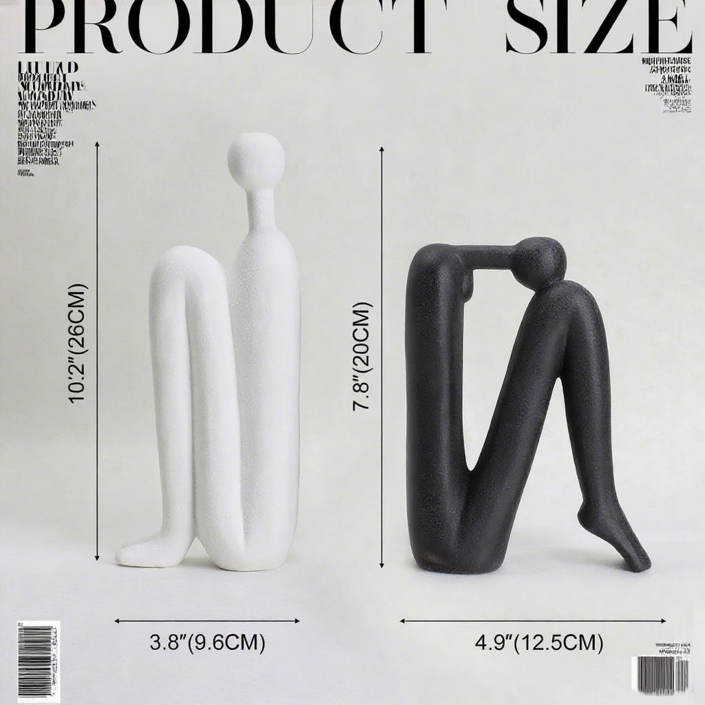 Ends Decorative for Shelves- Modern Bookends for Bookshelf Decor, Heavy Duty Book Holder and Book Stopper, Stylish