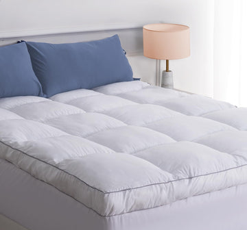 Mattress Topper Queen Cooling Plush Bed Thick Pillow Top Pad | Hotel Quality Down Alternative Deep Pocket Soften