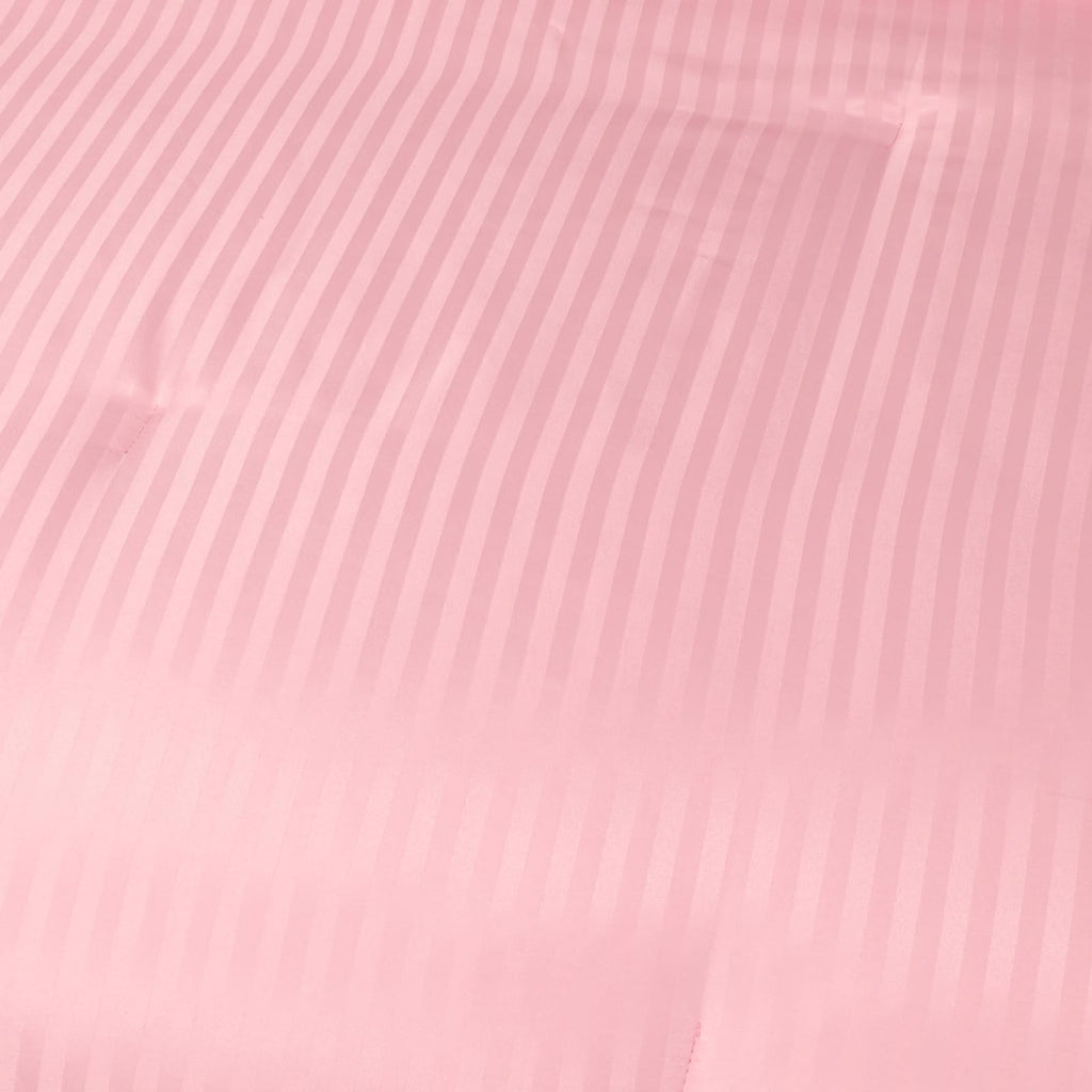 Pink Comforter Set Damask Striped Hotel Bedding Set