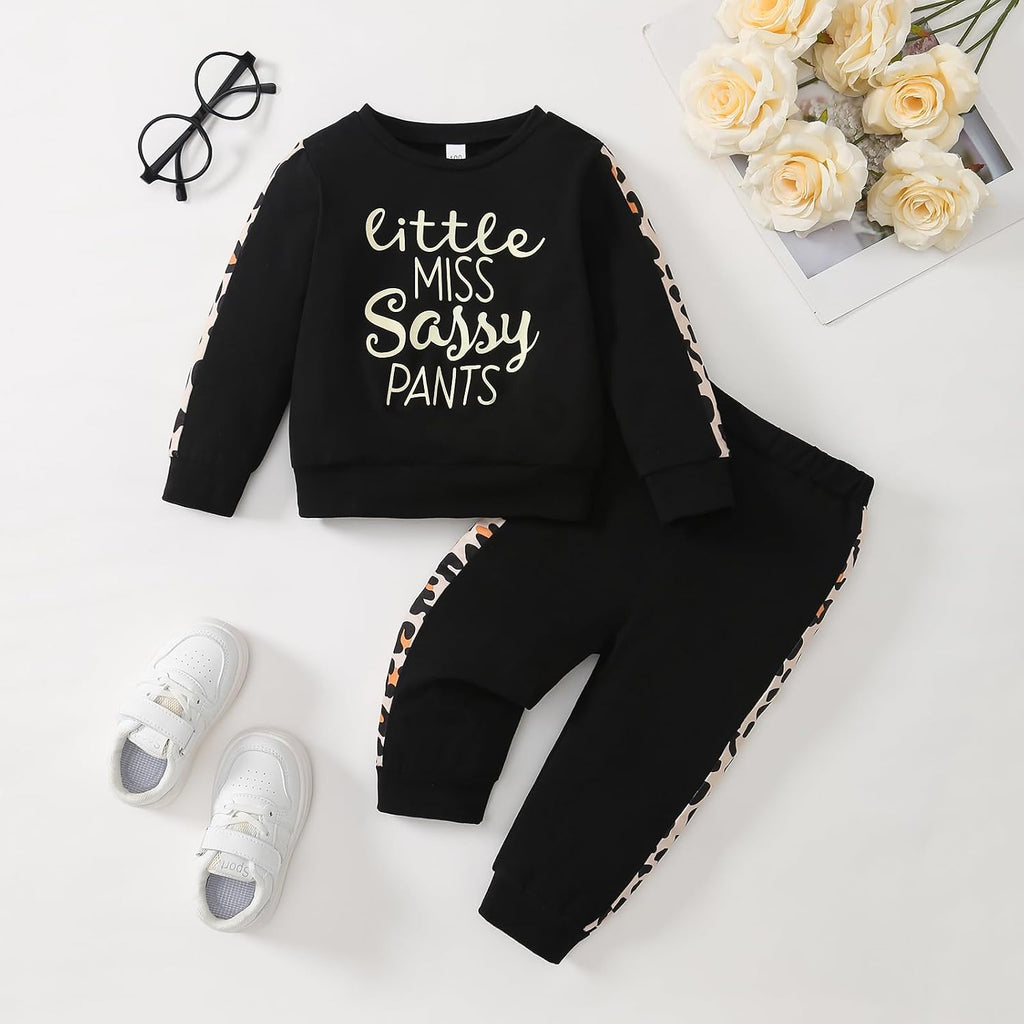 Toddler Baby Girl Fall Clothes Sweatshirt Pants 2Pcs Outfits