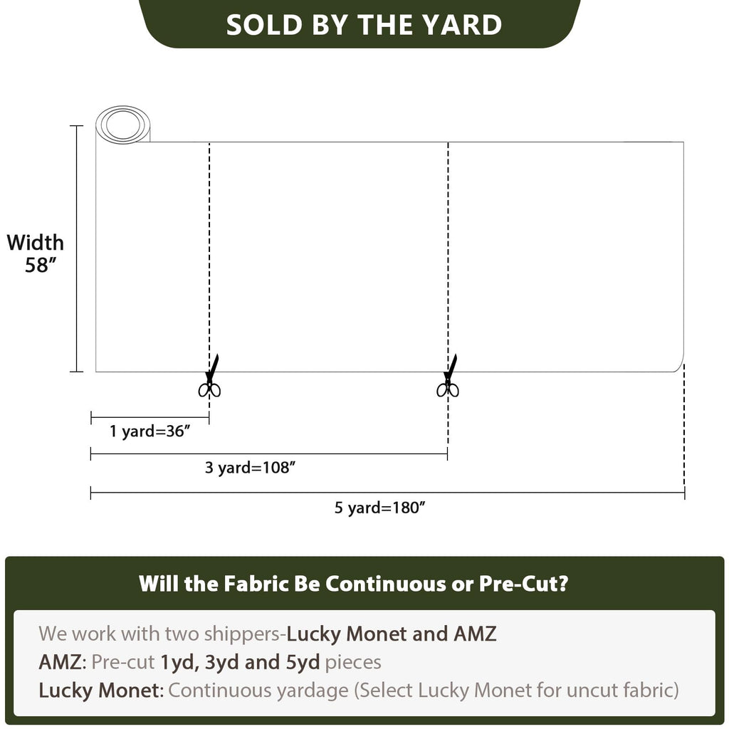 Waterproof Canvas Fabric by The Yard Fade & UV Resistant 1 Yard