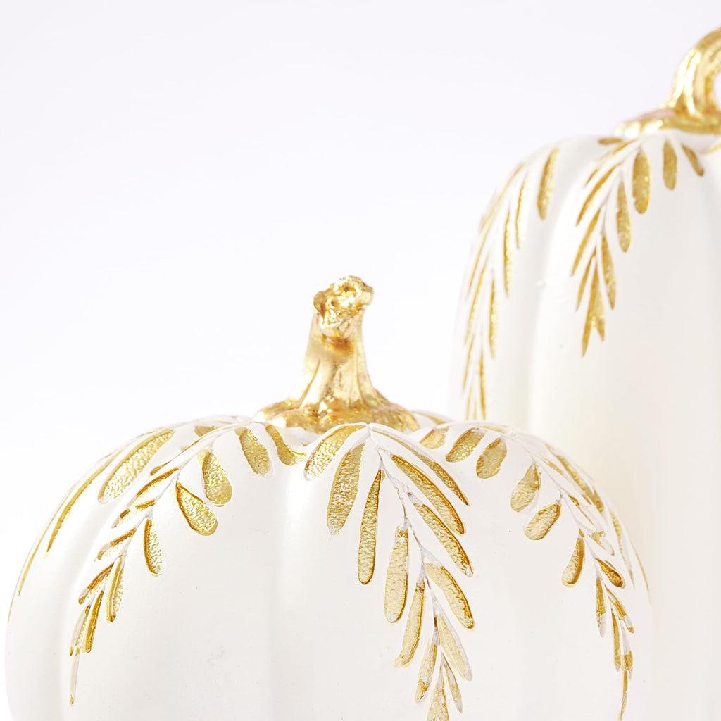 Fall Pumpkin Decor, 2 PCS Thanksgiving Fake Pumpkin