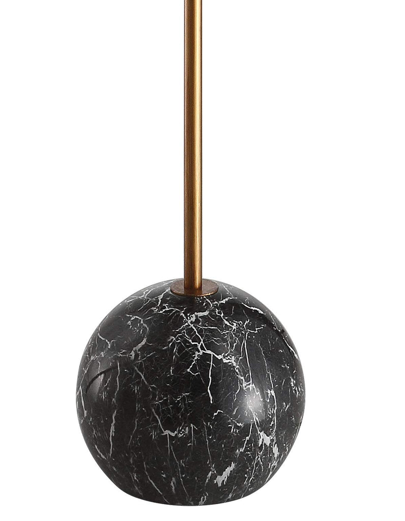 Miami Modern Minimalist 63.5" LED Floor Lamp Metal, Gold/Black