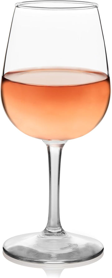 All Purpose Wine Glasses, Classic, White and Red Wine Glasses Set of 12, Stemmed Glass Drinking Cups Set for Dinner