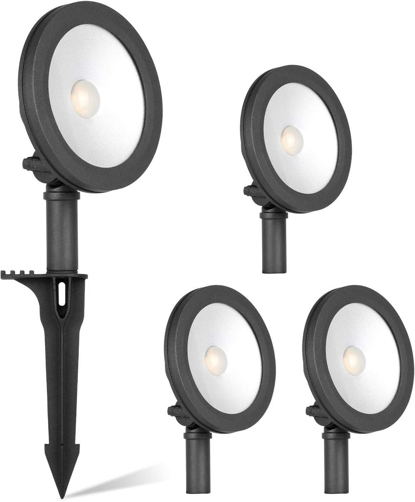 Low Voltage LED Landscape Wall Wash Light, Outdoor Spotlights | Die-Cast Aluminum, Waterproof Low Voltage Landscape