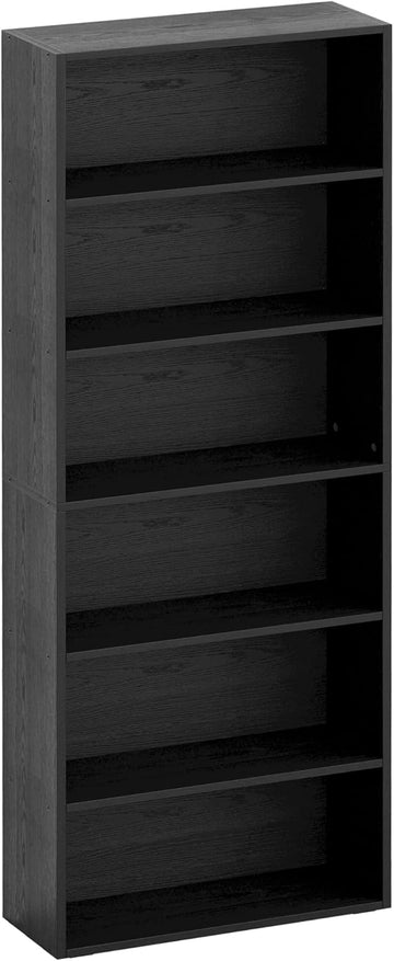 Bookshelves and Bookcases Floor Standing 6 Tiers Display Storage Shelves 70 in Tall Bookcase Home Decor Furniture
