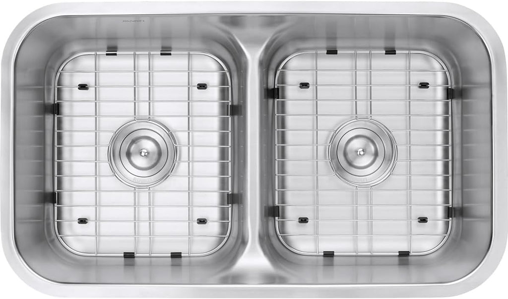 32-in 50/50 Undermount Double Bowl Kitchen Sink - RVM4350