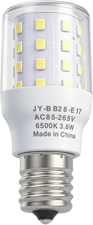 3.8W E17 Refrigerator LED Light Bulb Compatible with Frigidaire