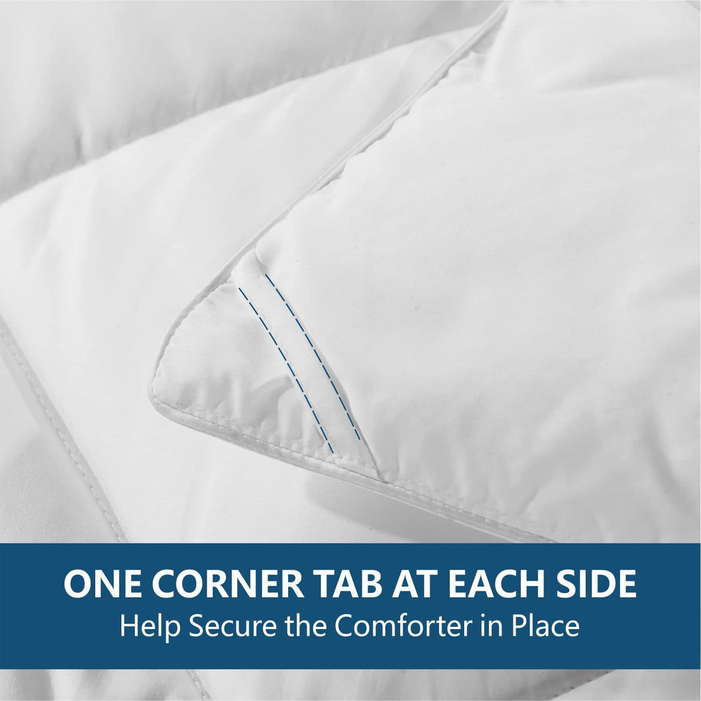 Down Alternative Comforter-All Season Twin XLComforter Duvet Insert with Corner Tabs-Breathable-Box Stitched