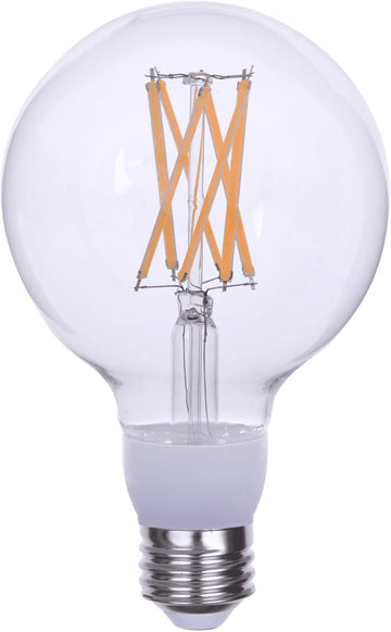 Filament 100 Watt Equivalent, G30 Edison Style, 1600 Lumens, Medium E26 Base LED Light Bulb Dimmable, Clear