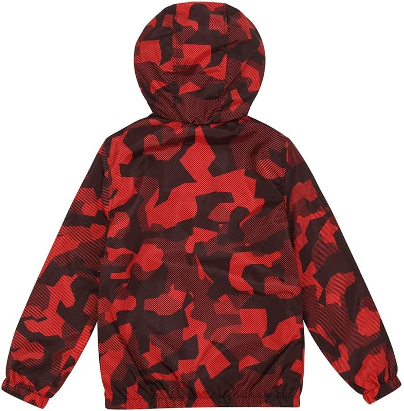 Boys Waterproof Rain Jacket Windbreaker Lightweight Coat Kids Raincoat Outerwear