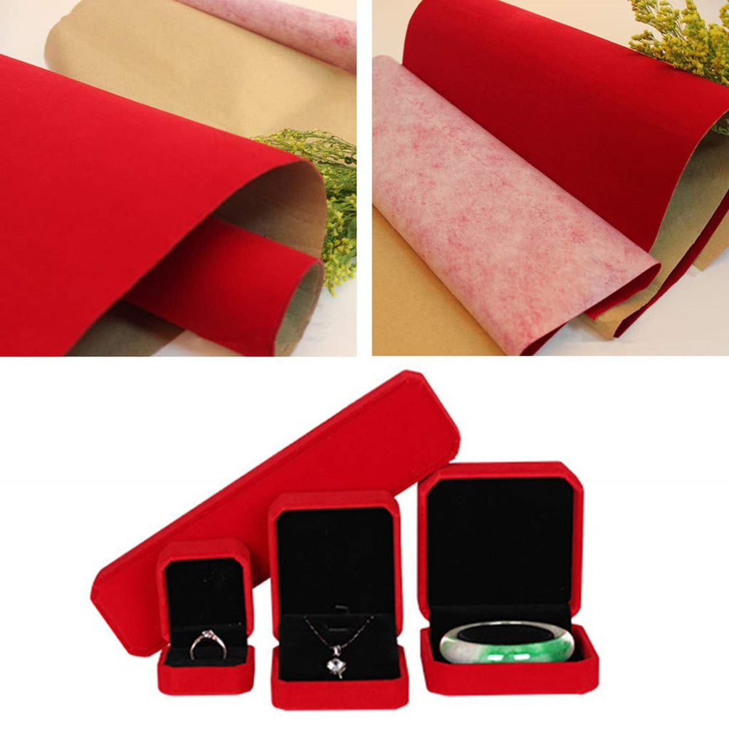 Self Adhesive Felt Fabric, Soft Velvet Drawer Liner, DIY Velvet Fabric for Art & Crafts, Jewelry Box Felt Liner