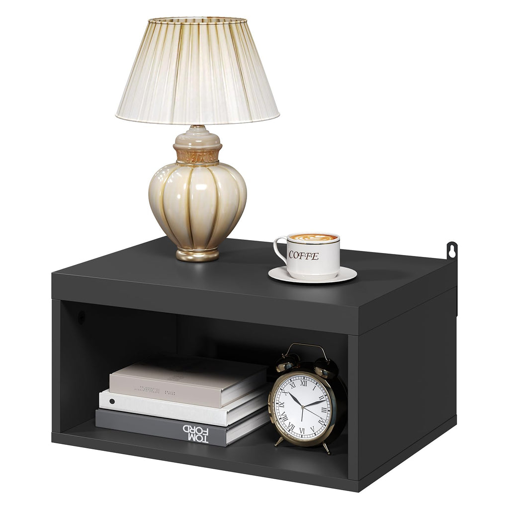 Floating Nightstand Set of 2, Wall Mounted Bedside Table
