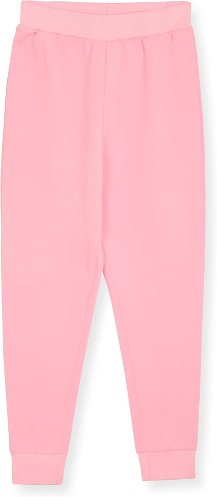 Little Big Girls' Sweatpants - 4 Pack Active Fleece Jogger Pants