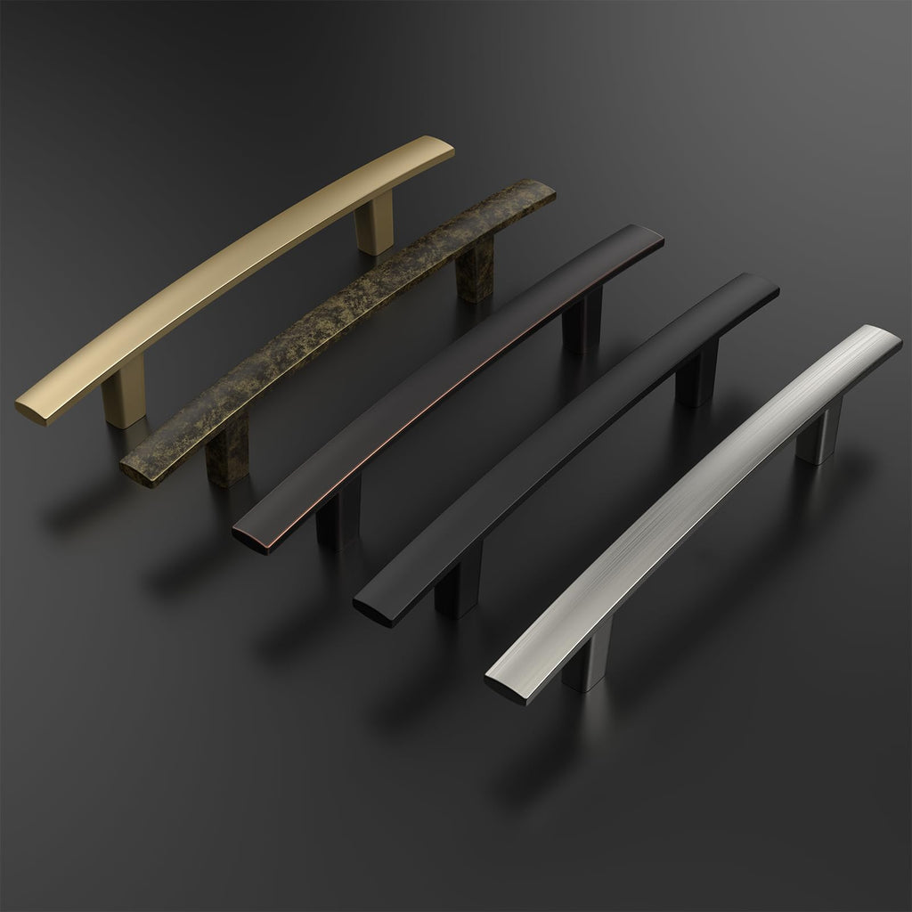20 Pack Brushed Gold Cabinet Pulls, Solid Zinc Alloy, 3 Inch CC
