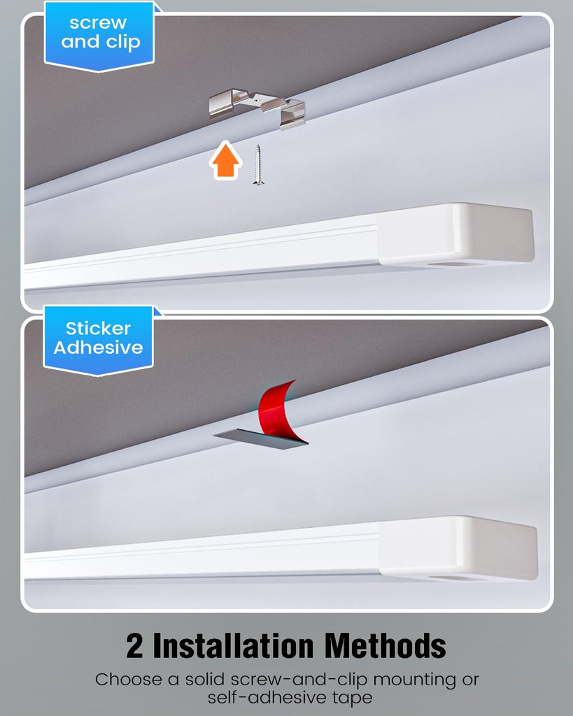 24 Inch Under Cabinet Lights with Hand Wave,Plug and Play
