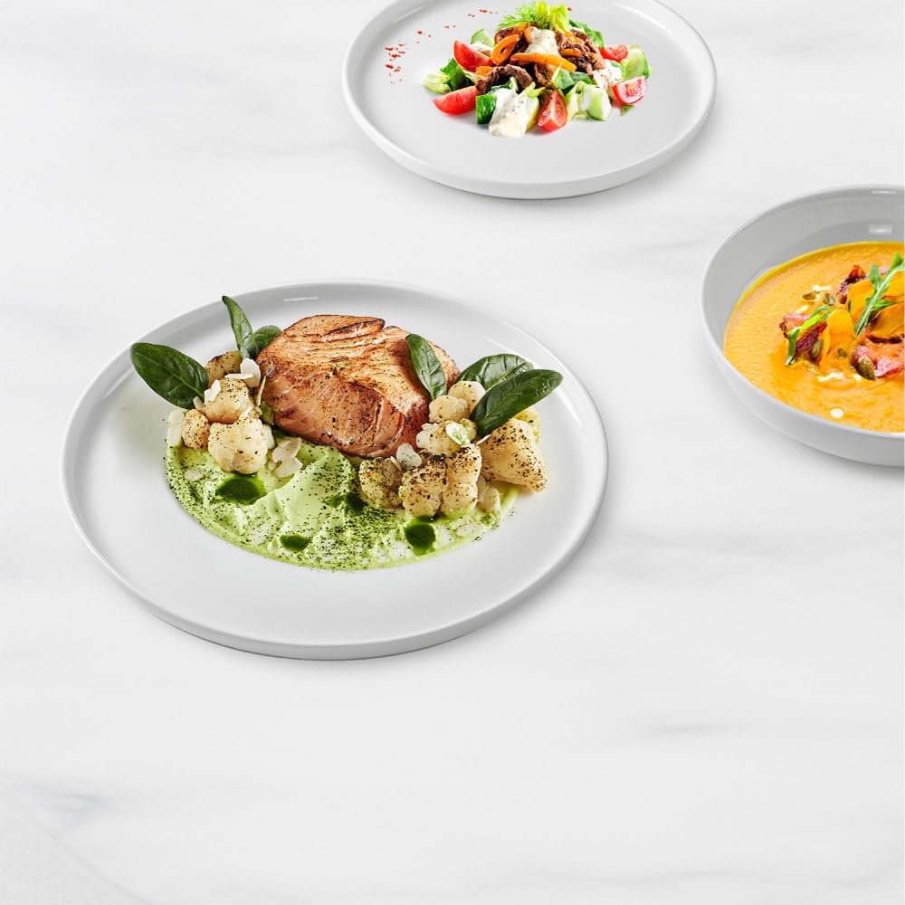 Natural White 16-Piece Dinnerware Set, Service for 4, TD16Y40W