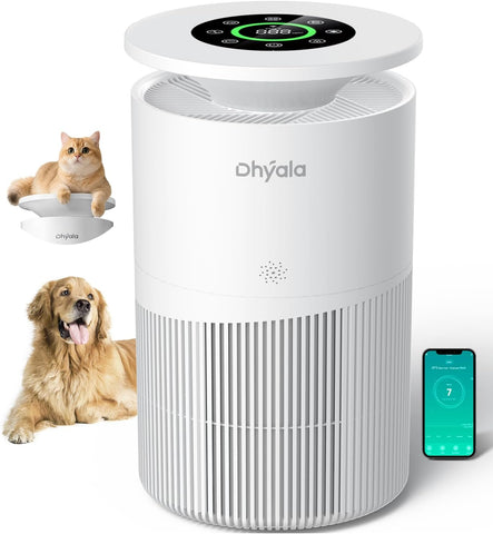 Air Purifier for Home Large Room up to 3620Ft², H13 True HEPA Air Purifiers for Home Pet Hair Dander
