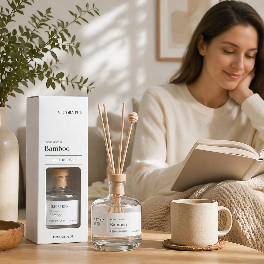 Bamboo Reed Diffuser, 3.5 Fl Oz