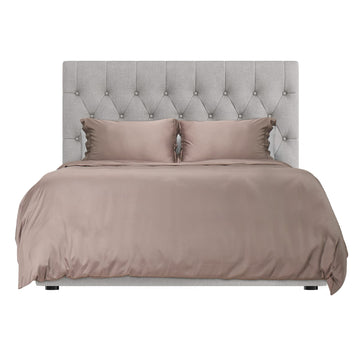 3 Piece Queen Size Duvet Cover Set, 100% Viscose Derived from Bamboo Comforter Cover with 2 Pillow Shams