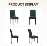 Green Velvet Dining Chairs Set of 4