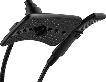High Pressure Dual Shower Head Combo, Oil Rubbed Bronze Rainfall Showerhead with Detachable Handheld, 60" Stainless