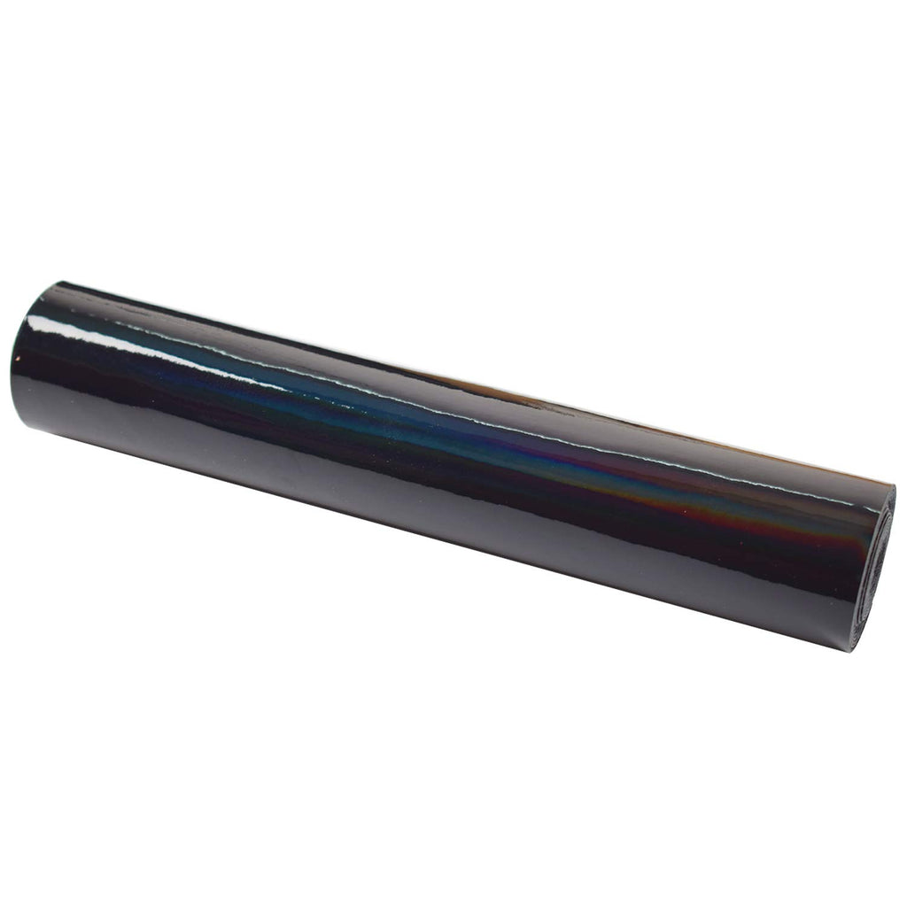 Holographic Vinyl Fabric 12"x53"(30cm x 135cm), 1roll Faux Leather Sheets are Suitable for Bows, Leather Earrings and
