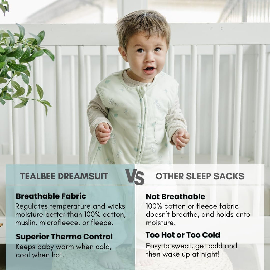 Dreamsuit: Toddler Sleep Sack with Legs, Rayon Made from Bamboo