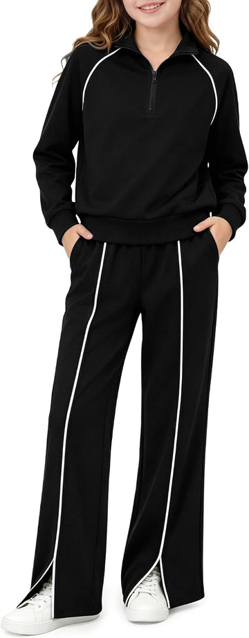 2 Piece Outfit Sweatshirt and Pants Sweatsuit Set