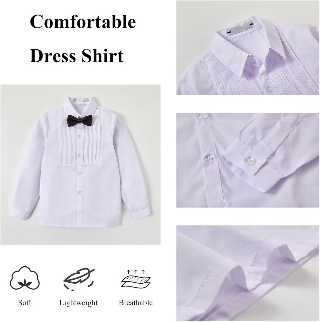 Kids Suits Tuxedo for Boys Toddler Dress Vest Pants Set Ring Bearer Outfit