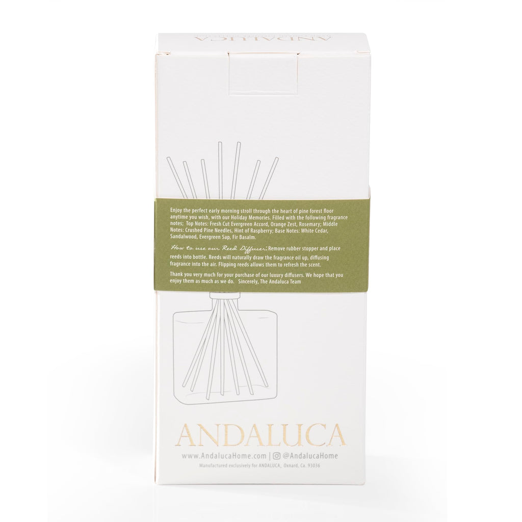 Evergreen Pine Botanical Reed Diffuser | 7.5 fl oz | Scents of Evergreen, Crushed Pine and Fir Balsam